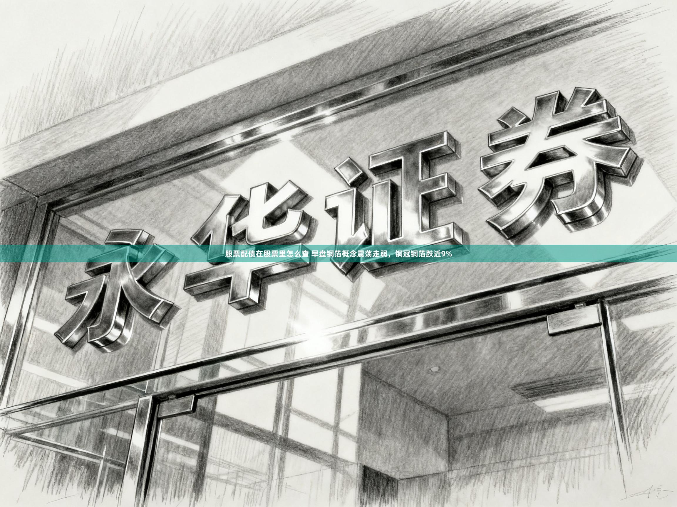 股票配债在股票里怎么查 早盘铜箔概念震荡走弱,铜冠铜箔跌近9%